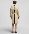 Kabát Karl Lagerfeld Trench Coat W/ Logo Tape galéria