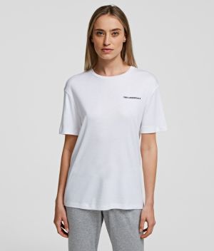 Pyžamové Tričko Karl Lagerfeld Unisex Logo Pyjama T-Shirt
