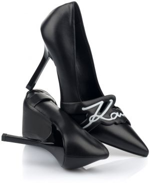 Lodičky Karl Lagerfeld Sarabande Signature Logo Court