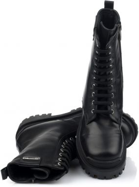 Členková Obuv Karl Lagerfeld Biker Ii Midi Leg Lace Boot galéria