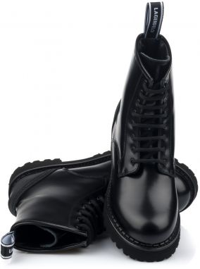 Členková Obuv Karl Lagerfeld Troupe Ikonl Kounter Lace Boot galéria