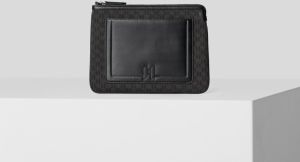 Taška Karl Lagerfeld K/Saddle Mono Denim Ipad Pouch