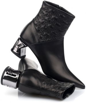 Členková Obuv Karl Lagerfeld K-Blok Monogram Ankle Zip Boot