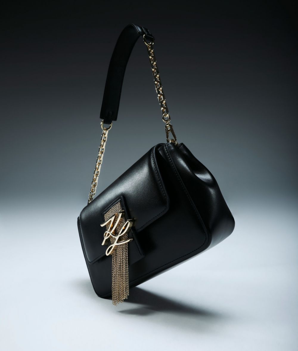 Kabelka Karl Lagerfeld K/Autograph Clutch Fringe