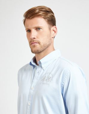 Košeľa La Martina Man Shirt L/S Oxford Stretch galéria