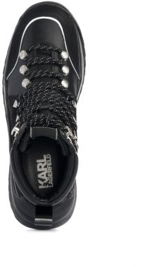 Členková Obuv Karl Lagerfeld Quest Krosslace Mid Boot Lthr galéria