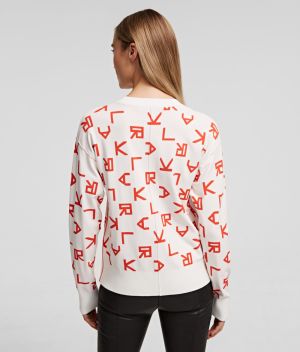 Sveter Karl Lagerfeld Logo Sweater galéria