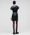 Šaty Karl Lagerfeld Short Faux Leather Dress galéria