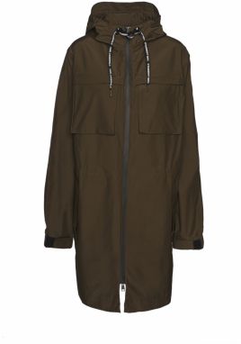 Kabát Karl Lagerfeld Lightweight Logo Parka W/Hood