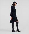 Šaty Karl Lagerfeld Hooded Sweat Dress W/ Peplum galéria