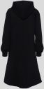 Šaty Karl Lagerfeld Hooded Sweat Dress W/ Peplum galéria