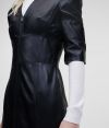 Šaty Karl Lagerfeld Leather Zip Dress galéria