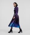 Sukňa Karl Lagerfeld Sequin Pleated Skirt galéria