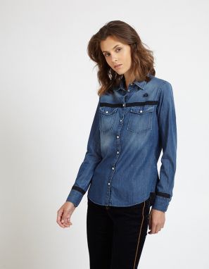 Košeľa La Martina Woman Shirt Denim