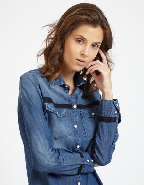 Košeľa La Martina Woman Shirt Denim galéria