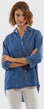 Košeľa La Martina Woman 3/4Sleeve Shirt Denim Te