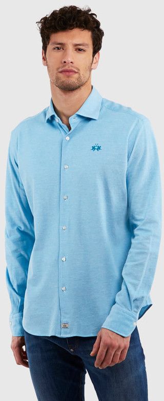 Košeľa La Martina Man Oxford Piquet Shirt