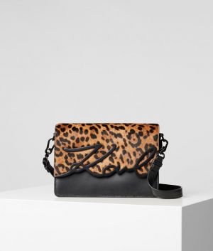 Kabelka Karl Lagerfeld K/Signature Leopard Shlderbag