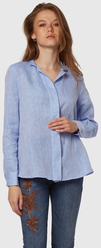 Košeľa La Martina Woman Linen Shirt