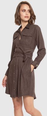 Šaty La Martina Woman Dress L/S Eco Suede galéria