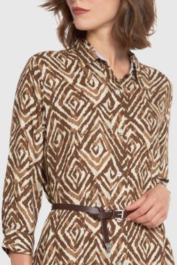 Šaty La Martina Woman Dress L/S Twill galéria