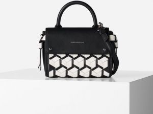 Kabelka Karl Lagerfeld K/Ikon Mini Braided Top Handle