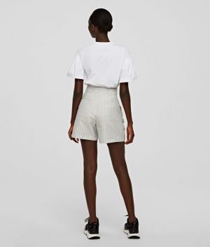 Šortky Karl Lagerfeld Pinstripe Shorts galéria
