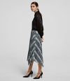 Sukňa Karl Lagerfeld Snake Printed Pleated Skirt galéria