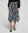 Sukňa Karl Lagerfeld Snake Printed Pleated Skirt galéria