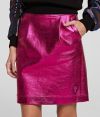 Sukňa Karl Lagerfeld Metallic Karl Coated Skirt galéria