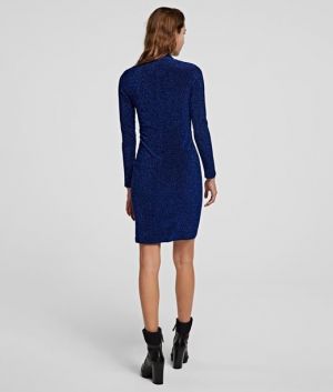 Šaty Karl Lagerfeld Lurex Jersey Dress W/Twist galéria