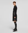 Šaty Karl Lagerfeld Faux Leather Dress galéria