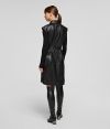 Šaty Karl Lagerfeld Faux Leather Dress galéria