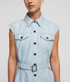Šaty Karl Lagerfeld Faux Leather Dress galéria