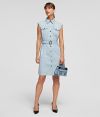 Šaty Karl Lagerfeld Faux Leather Dress galéria