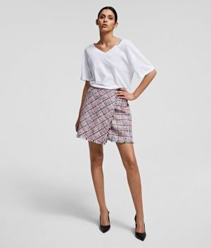 Sukňa Karl Lagerfeld Summer Boucle Skirt