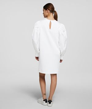 Šaty Karl Lagerfeld Fabric Mix Sweat Dress galéria