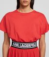 Šaty Karl Lagerfeld Logo Tape T-Shirt Dress galéria