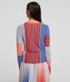 Sveter Karl Lagerfeld Multicolor Striped Sweater galéria