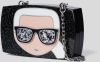 Kabelka Karl Lagerfeld Ikonik Karl Glitter Minaudiere galéria