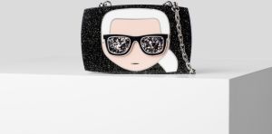 Kabelka Karl Lagerfeld Ikonik Karl Glitter Minaudiere