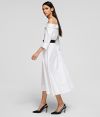 Šaty Karl Lagerfeld Cold Shoulder Shirt Dress galéria