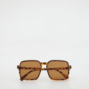 Reserved - Slnečné okuliare s leoparďou potlačou - Hnědá