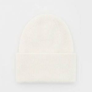 Reserved - Čiapka beanie s prímesou vlny - Krémová