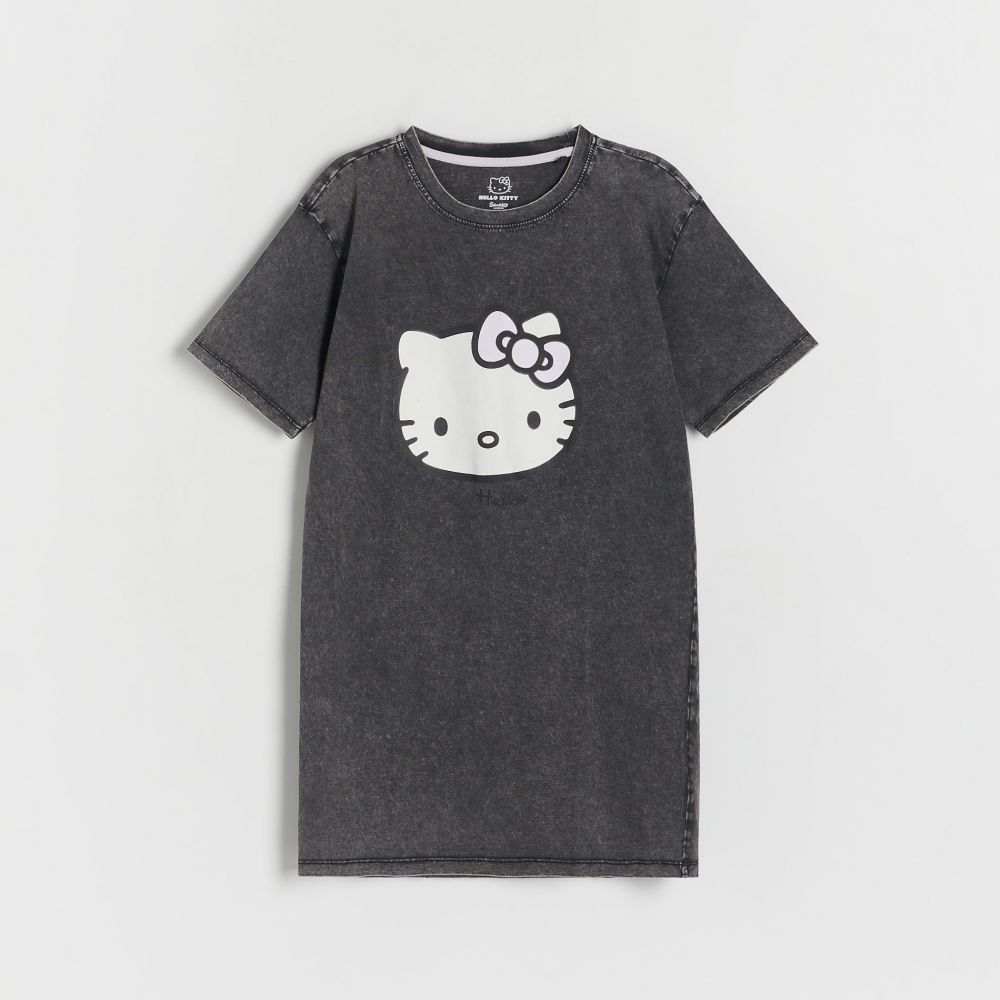 Reserved - Nočná košeľa Hello Kitty - Šedá