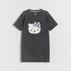 Reserved - Nočná košeľa Hello Kitty - Šedá