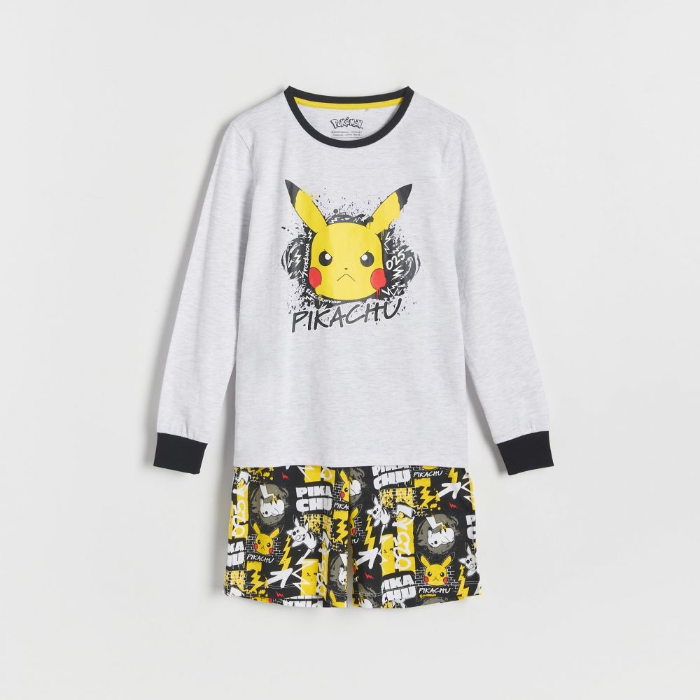 Reserved - Dvojdielne pyžamo Pokémon - Čierna