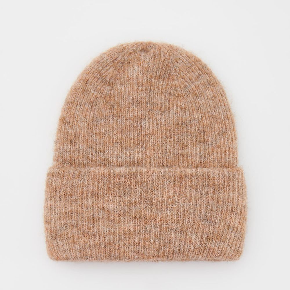 Reserved - Čiapka beanie s prímesou vlny - Šedá