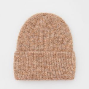 Reserved - Čiapka beanie s prímesou vlny - Šedá