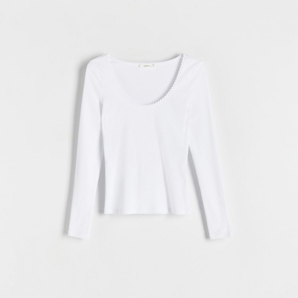 Reserved - Ladies` blouse - Biela
